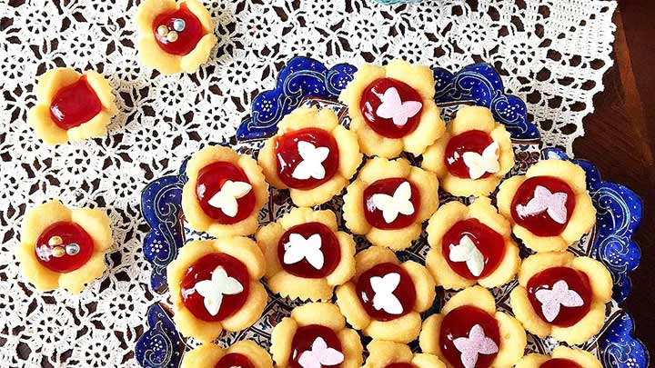 مراحل تهیه شیرینی فلوگر مراحل تهیه شیرینی فلوگر