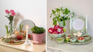 100 ایده جدید تزیین سفره هفت سین 1403؛ از سنتی تا مدرن