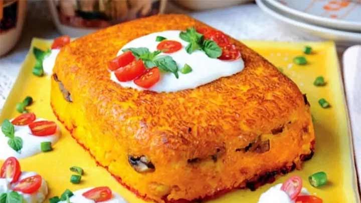 طرز تهیه ته چین گوجه پلو