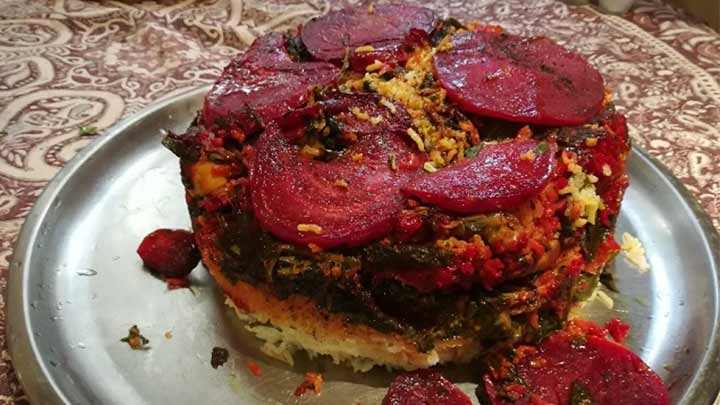 مراحل تهیه ته چین لبو مراحل تهیه ته چین لبو