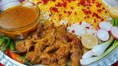 طرز تهیه زیر برنجی (چلو گوشت لری)؛ به روش سنتی و اصیل