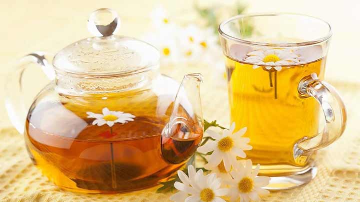 دمنوش بابونه برای سلامت پوست