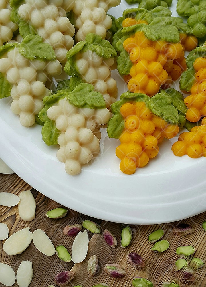 نگه داری از شیرینی بادام و پسته بدون فر نگه داری از شیرینی بادام و پسته بدون فر