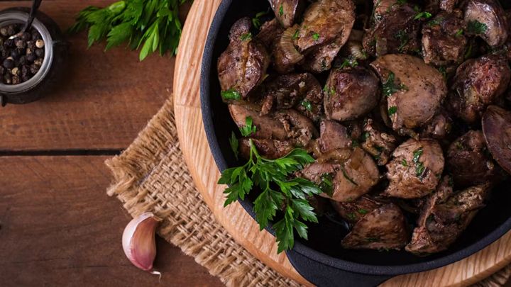 طرز تهیه خوراک جگر مرغ