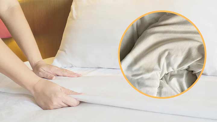 رفع زردی و لکههای ملحفه با آب اکسیژنه رفع زردی و لکههای ملحفه با آب اکسیژنه