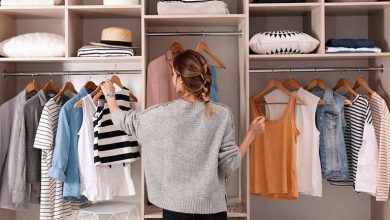 نحوه مرتب کردن کمد لباس در خانه تکانی