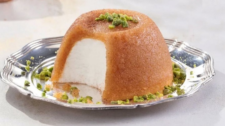 طرز تهیه حلوای ایرمیک با بستنی