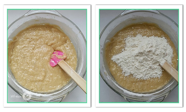 آرد را مجددا اضافه کنید برای کوکی عسلی آرد را مجددا اضافه کنید برای کوکی عسلی