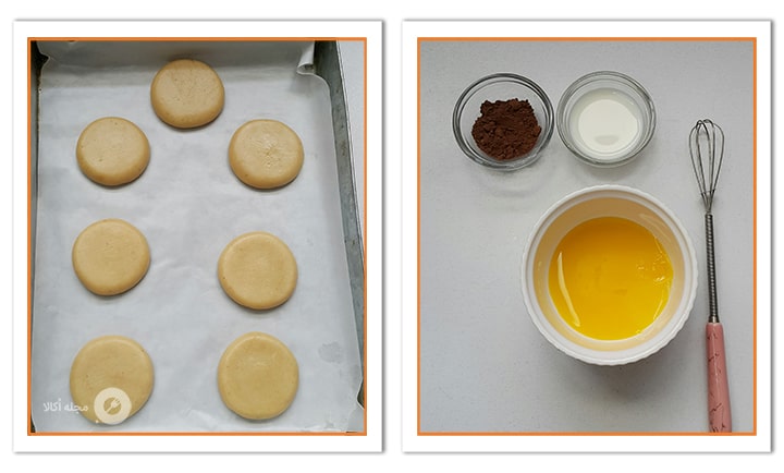 رومال کوکی عسلی را درست کنید