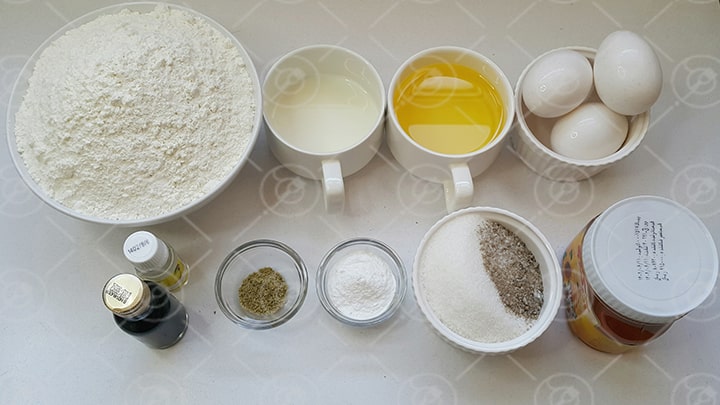 مواد لازم برای کوکی عسلی مواد لازم برای کوکی عسلی