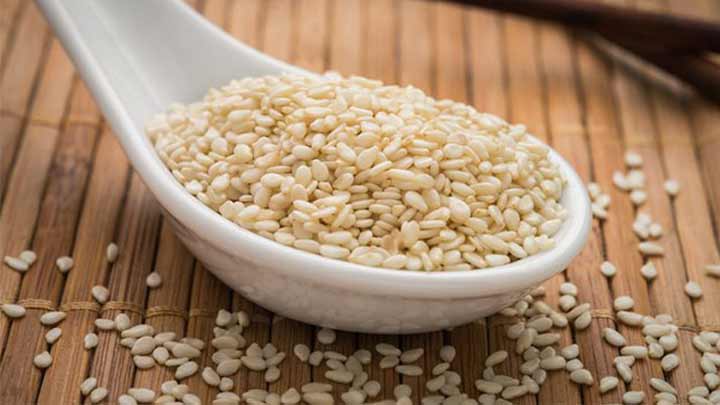 مراحل تهیه شیرینی کنجدی موکا