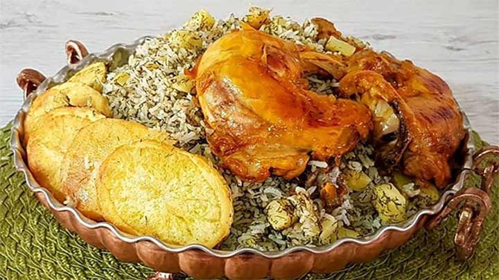 طرز تهیه سیب‌ پلو