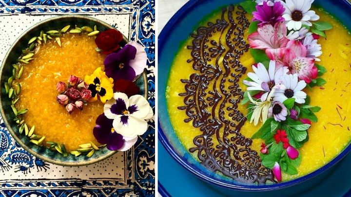 شله زرد؛ سفره‌ای رنگین با تزیینات متنوع و اشتهاآور 