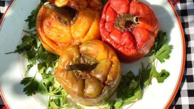 بهترین روش تهیه دلمه فلفل دلمهای