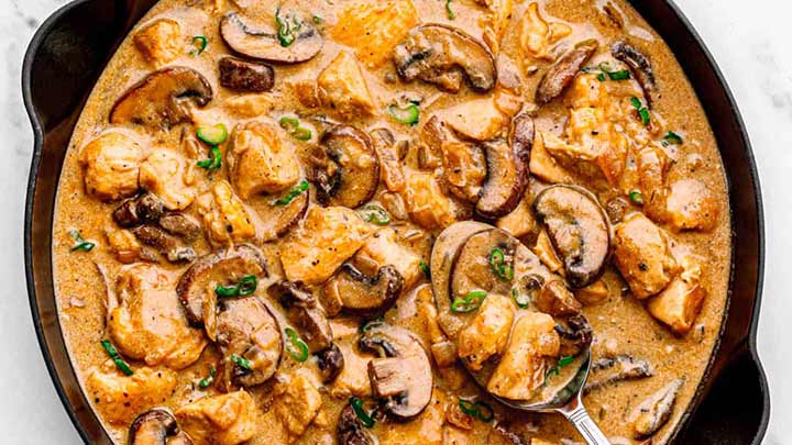 مراحل تهیه چیکن استراگانف مراحل تهیه چیکن استراگانف