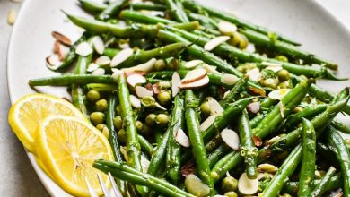 طرز تهیه سالاد لوبیا سبز و نخود فرنگی؛ ساده و لذیذ