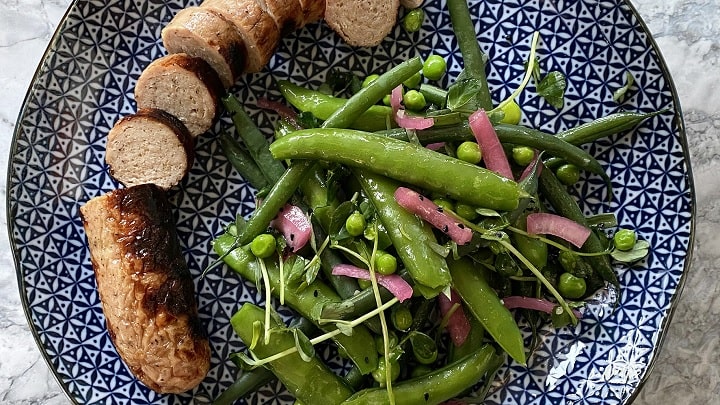 طرز تهیه سالاد لوبیا سبز و نخود فرنگی با طعم خردل طرز تهیه سالاد لوبیا سبز و نخود فرنگی با طعم خردل