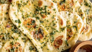 طرز تهیه نان سیر هندی؛ ساده و خوشمزه