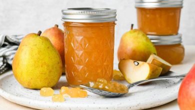 طرز تهیه مربای گلابی+ نکات شکرک نزدن آن