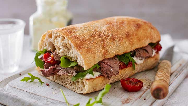 رسپی ساندویچ رست بیف مخصوص