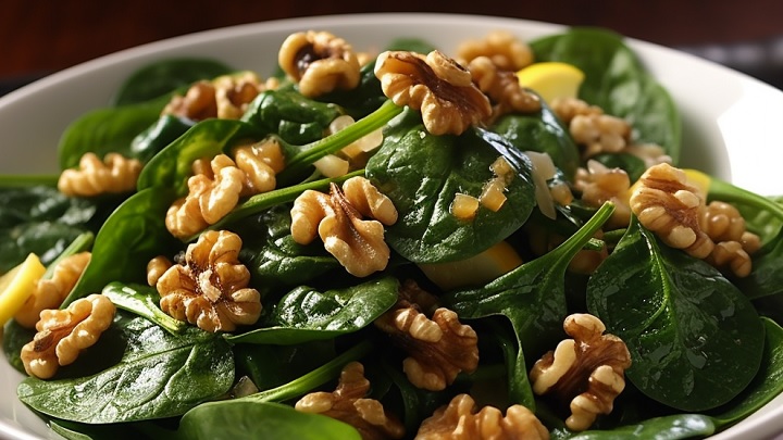 طرز تهیه سالاد اسفناج ایتالیایی طرز تهیه سالاد اسفناج ایتالیایی