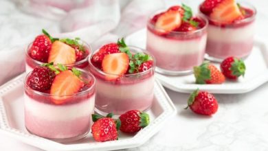 طرز تهیه پودینگ توت فرنگی با نکات خوشمزه تر شدن