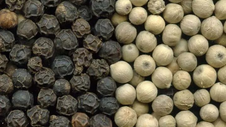 ویژگی‌های فلفل سیاه و فلفل سفید