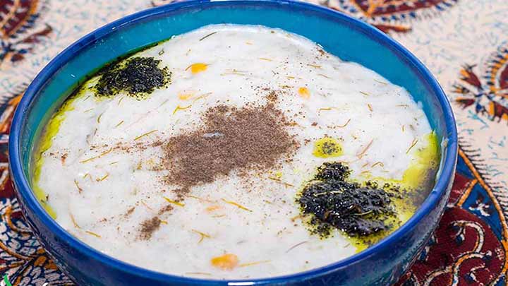 مراحل تهیه آش ماست مراحل تهیه آش ماست