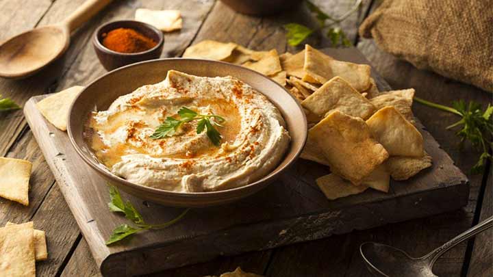 مراحل تهیه حمص (هوموس) عربی مراحل تهیه حمص (هوموس) عربی