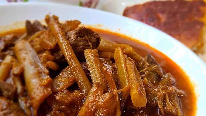 مراحل تهیه خورشت کنگر قیمه