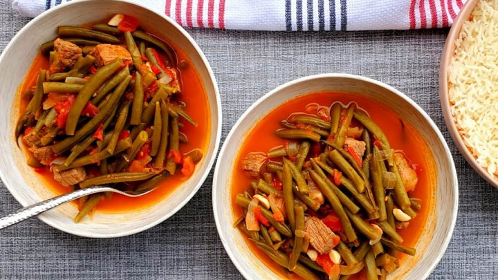 طرز تهیه خورش لوبیا سبز با لپه طرز تهیه خورش لوبیا سبز با لپه