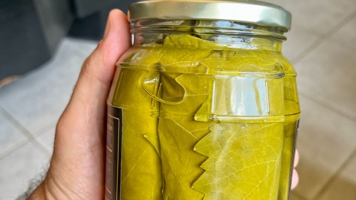 مراحل تهیه کنسرو برگ مو در خانه