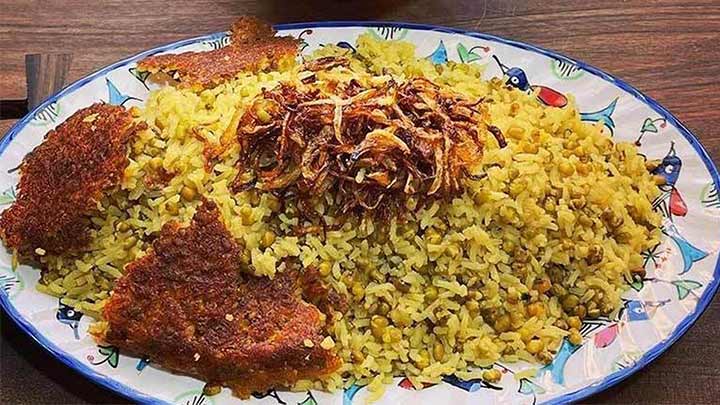 مراحل تهیه ماش پلو با شوید مراحل تهیه ماش پلو با شوید