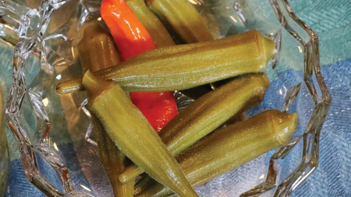 طرز تهیه بامیه شور فوری طرز تهیه بامیه شور فوری