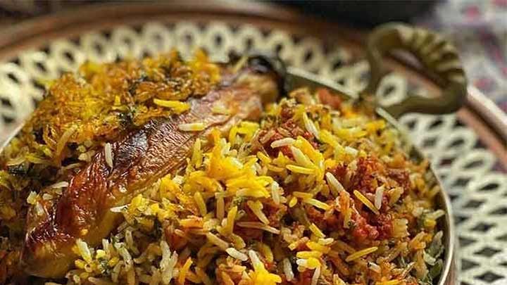 رسپی سبزی پلو دامغانی رسپی سبزی پلو دامغانی