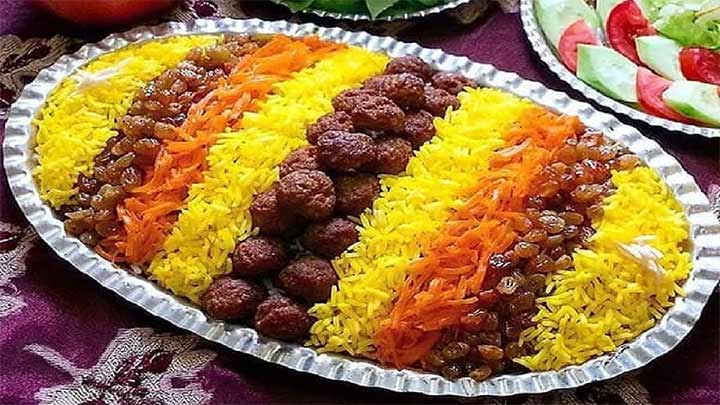 مراحل تهیه ساطری پلو