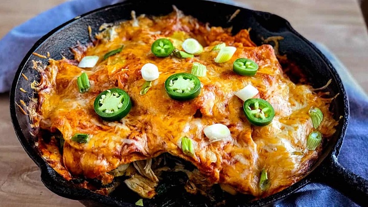 طرز تهیه انچیلادا اسفناج پنیری بدون فر طرز تهیه انچیلادا اسفناج پنیری بدون فر