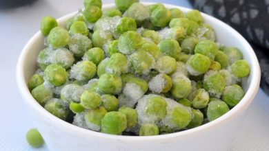 روش صحیح فریز کردن نخود فرنگی