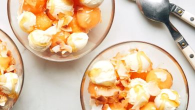 طرز تهیه کرم طالبی به روش مدرن برای مهمانی