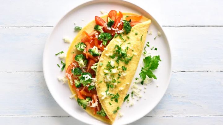 املت گیاهی یا املت سبزیجات صبحانه کم کالری