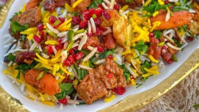 طرز تهیه شاه پلو مخلوط مرحله به مرحله؛ اصیل و خوشمزه