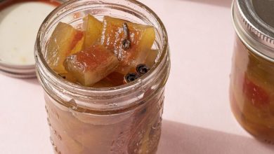 ترشی پوست هندوانه: طعمی ترش و دلچسب!