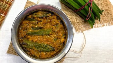 طرز تهیه خوراک بامیه با کشک؛ ساده و خوشمزه