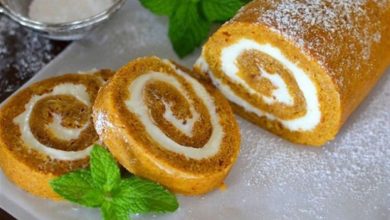 طرز تهیه رولت زردآلو و پرتقال: خوشمزه و بهاری