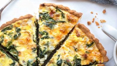 برای شامت کیش اسفناج فوری بپز!