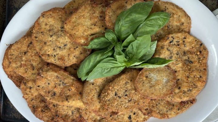 مراحل تهیه کتلت بادمجان بدون گوشت