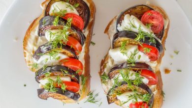 رسپی ساندویچ بادمجان کبابی به روش خانگی