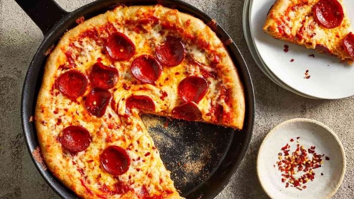 طرز تهیه پیتزا در تابه