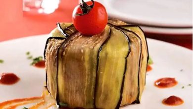 طرز تهیه دلمه بادمجان قالبی؛ خوشمزه و مجلسی