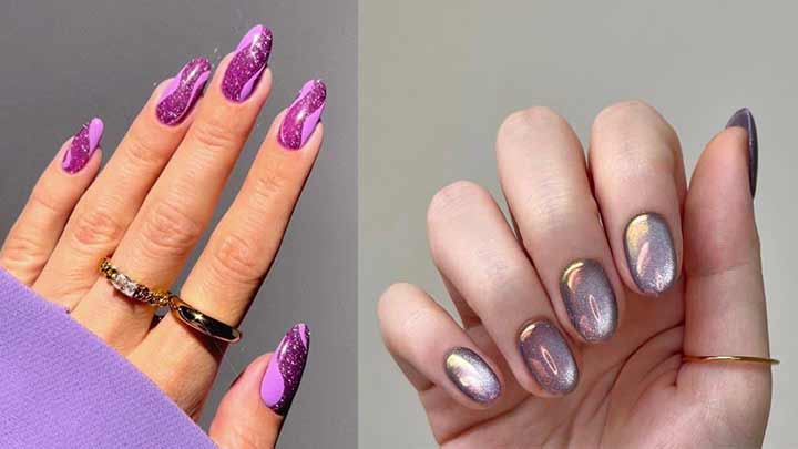 دیزاین ناخن ترند مونوکروم دیزاین ناخن ترند مونوکروم